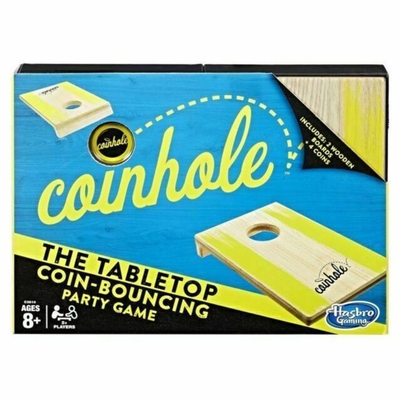 Hasbro Gaming Coinhole Tabletop Coin Bouncing Party Game C3810 (New) - Picture 1 of 7